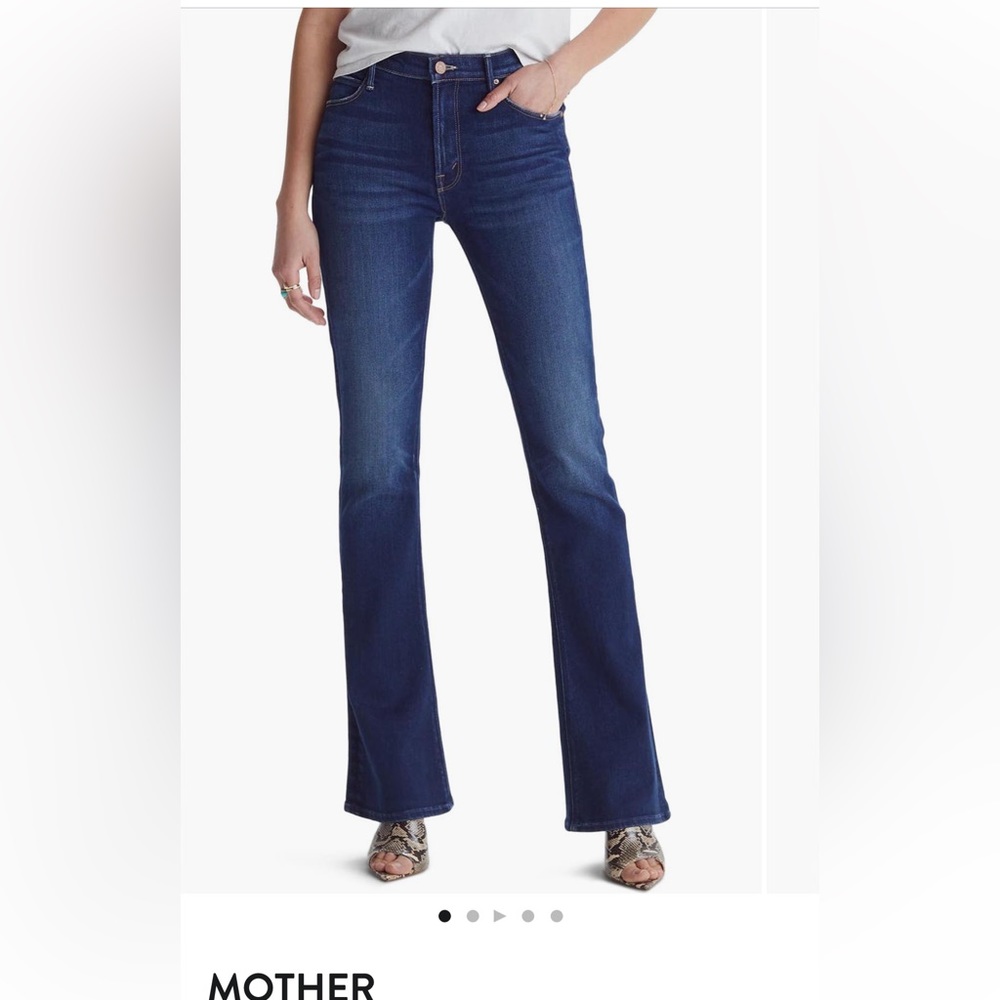 MOTHER Women's Indigo Bootcut Jeans